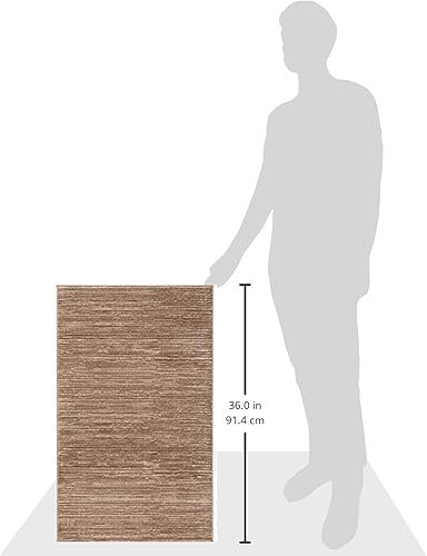 Vista 605 de SAFAVIEH Vision Collection VSN606F - Tapete de 6 pies x 9 pies, crema, moderno, ombré, no desprende pelo, fácil cuidado, para zonas de alto tráfico