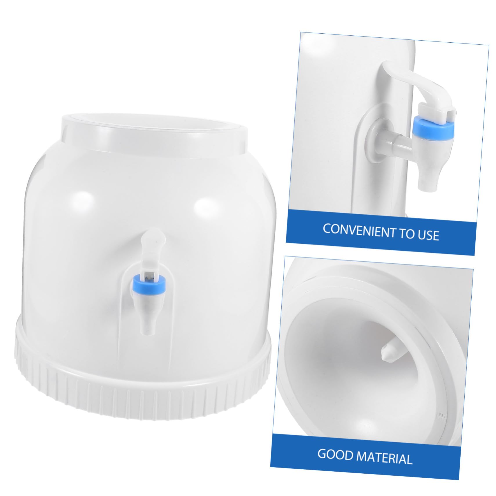 DOITOOL Soporte para Garrafas de Agua Resistente con Grifo Portátil Dispensador Invertido para Botellas Grandes para Camping Apartamentos y Uso Exteriores