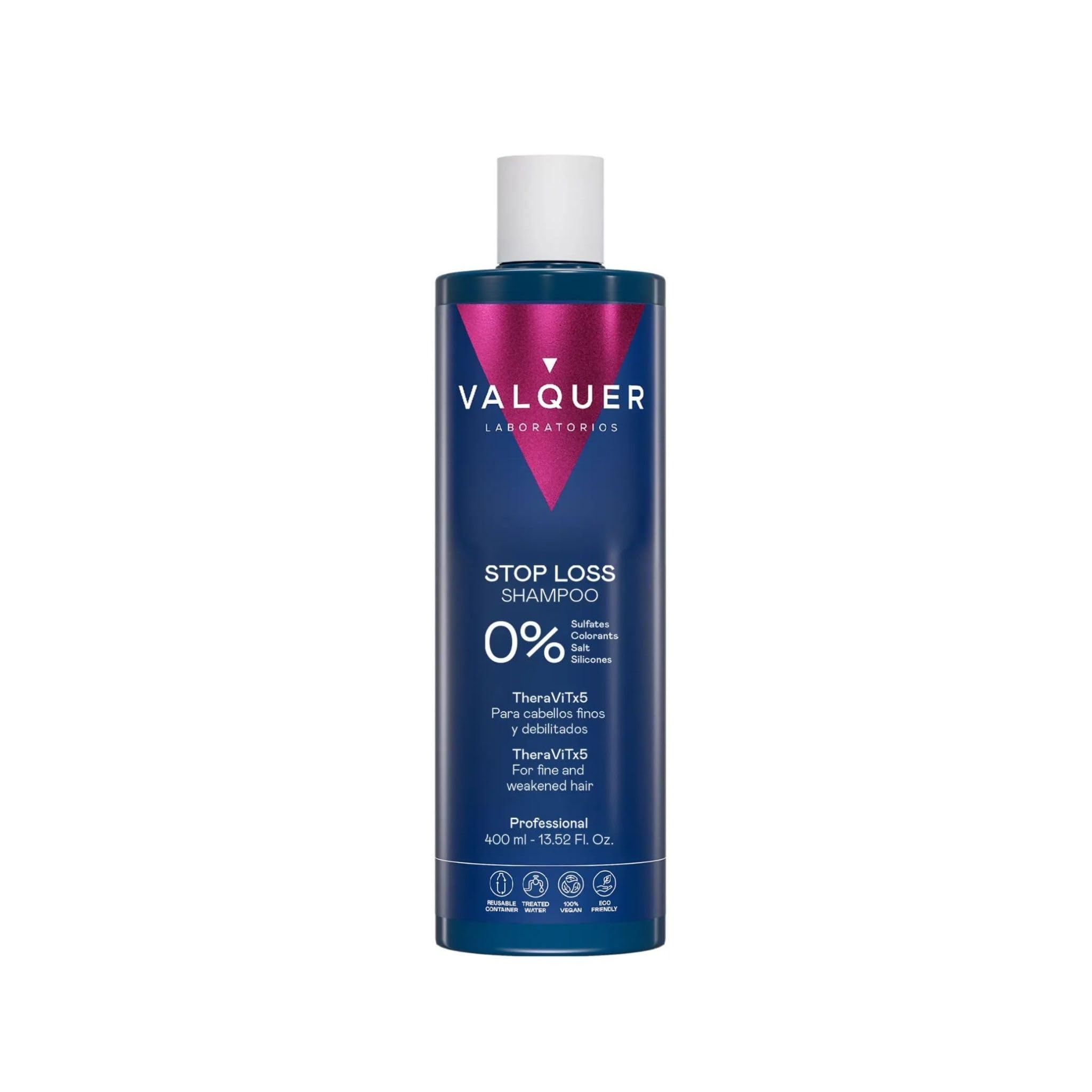 VALQUER Champú Anticaída Intensivo 400 ml Fortalece Cabello Fino y Débil