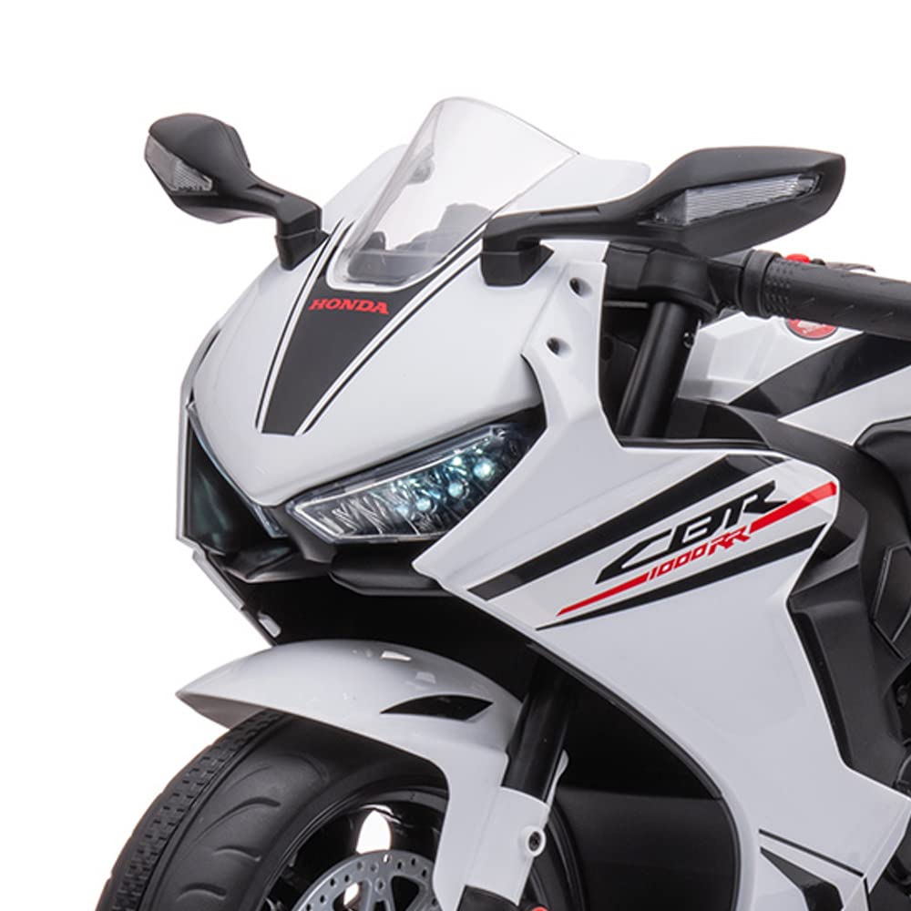 Sport1 Moto Eléctrica Infantil – Réplica Oficial Honda CBR 1000RR Con Ruedas Laterales – Batería De 12V Y Velocidad Máxima De 4 Km/h – Para Niños De 3 A 5 Años