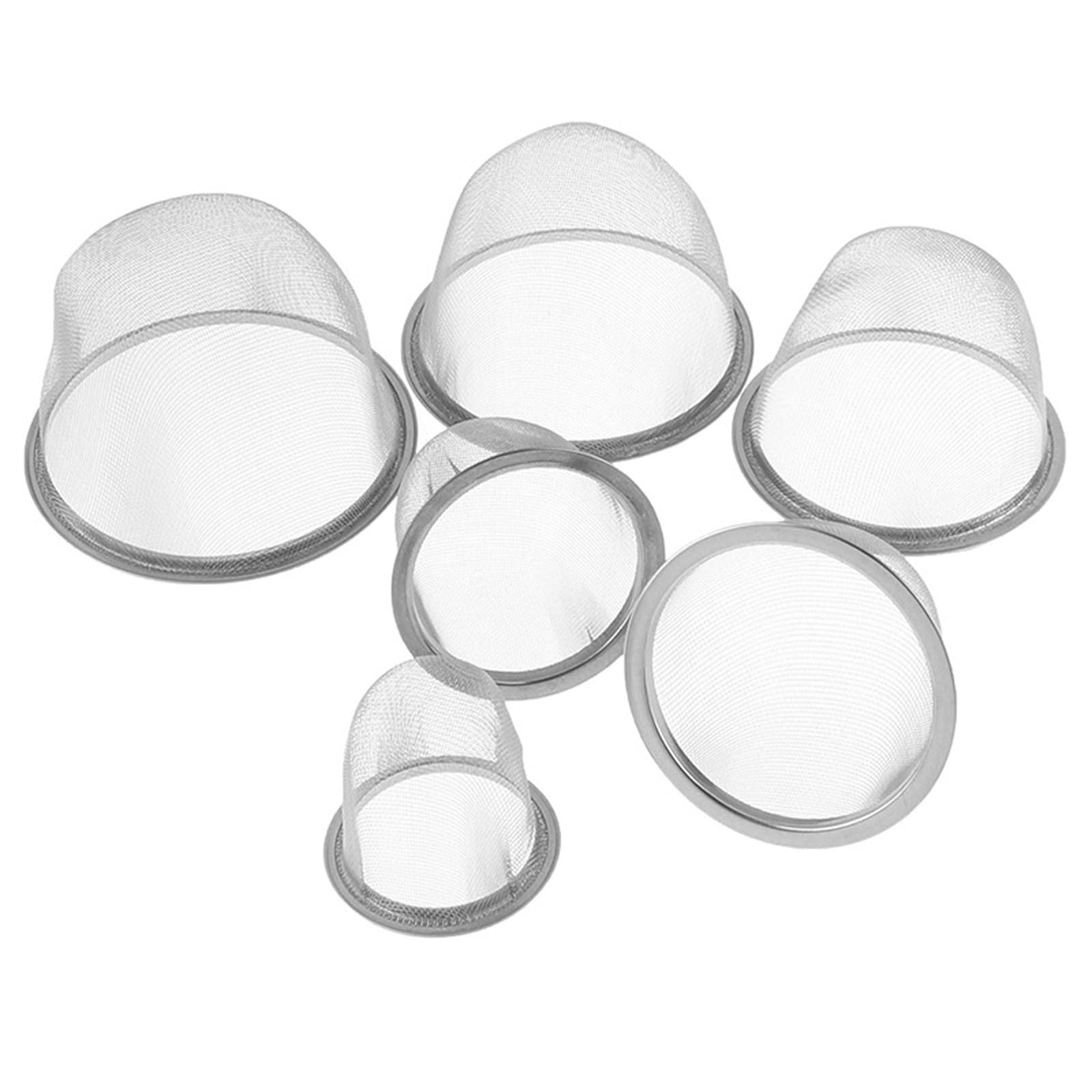 Colador de té reutilizable de malla de acero inoxidable de 5 a 9,5 cm, infusor de té, tetera, filtro de especias y hojas de té, accesorios de cocina, diámetro (F)