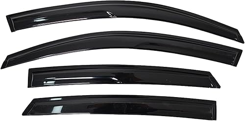 Miniatura 4 de Nurniacl Paquete de 4 deflectores de repuesto para visera de ventana Civic Sedan 2016-2020 de 4 puertas