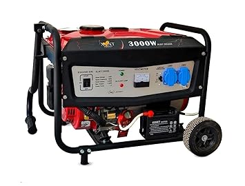 XLNT 3500E self Start Generator, Black & Red