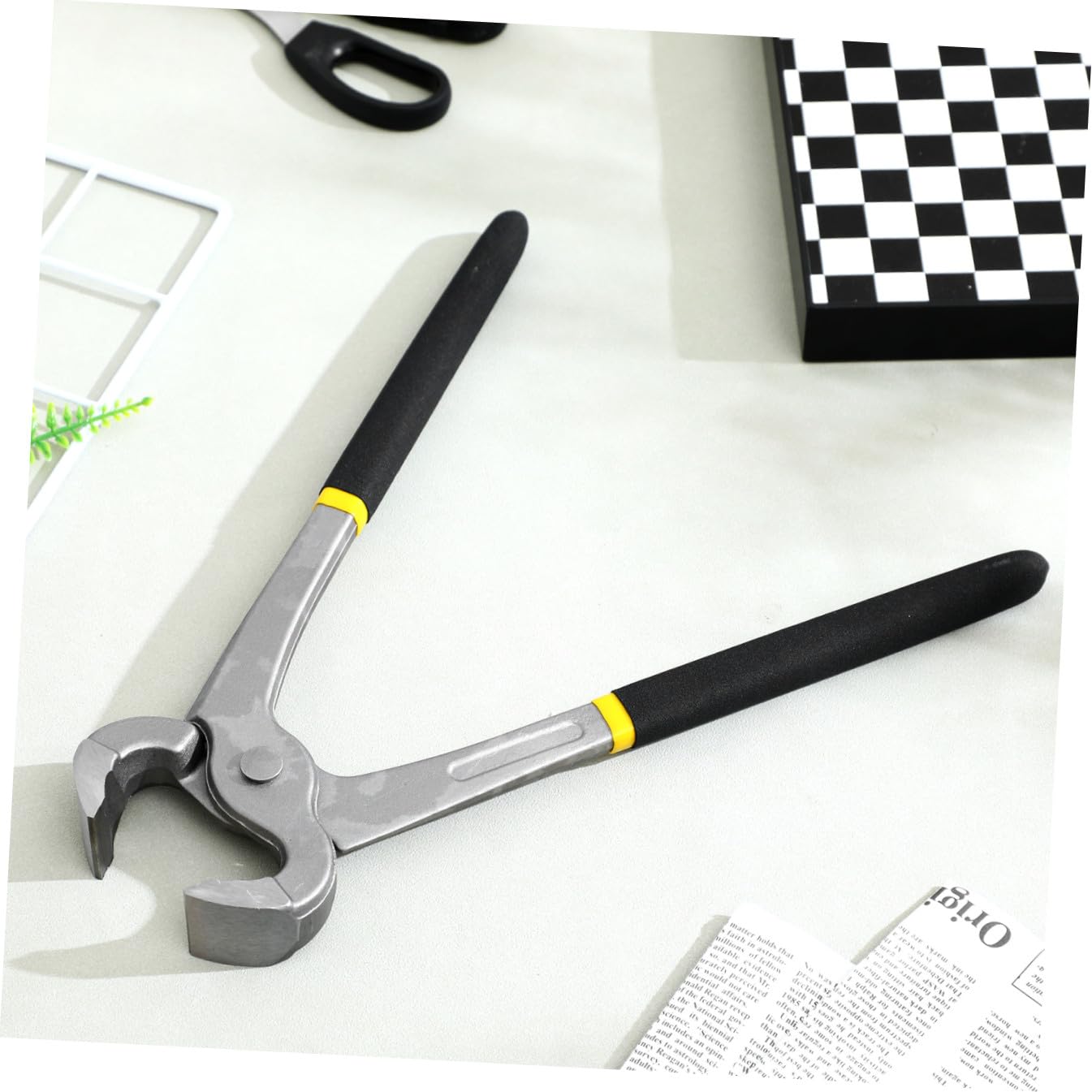 Tenaglia per Zoccoli Bovini Multifunzione, Metallo Nero 30cm | Leggera e Portatile, per Cammello e Bovino, Accessori da Maniscalco, Taglio Rapido