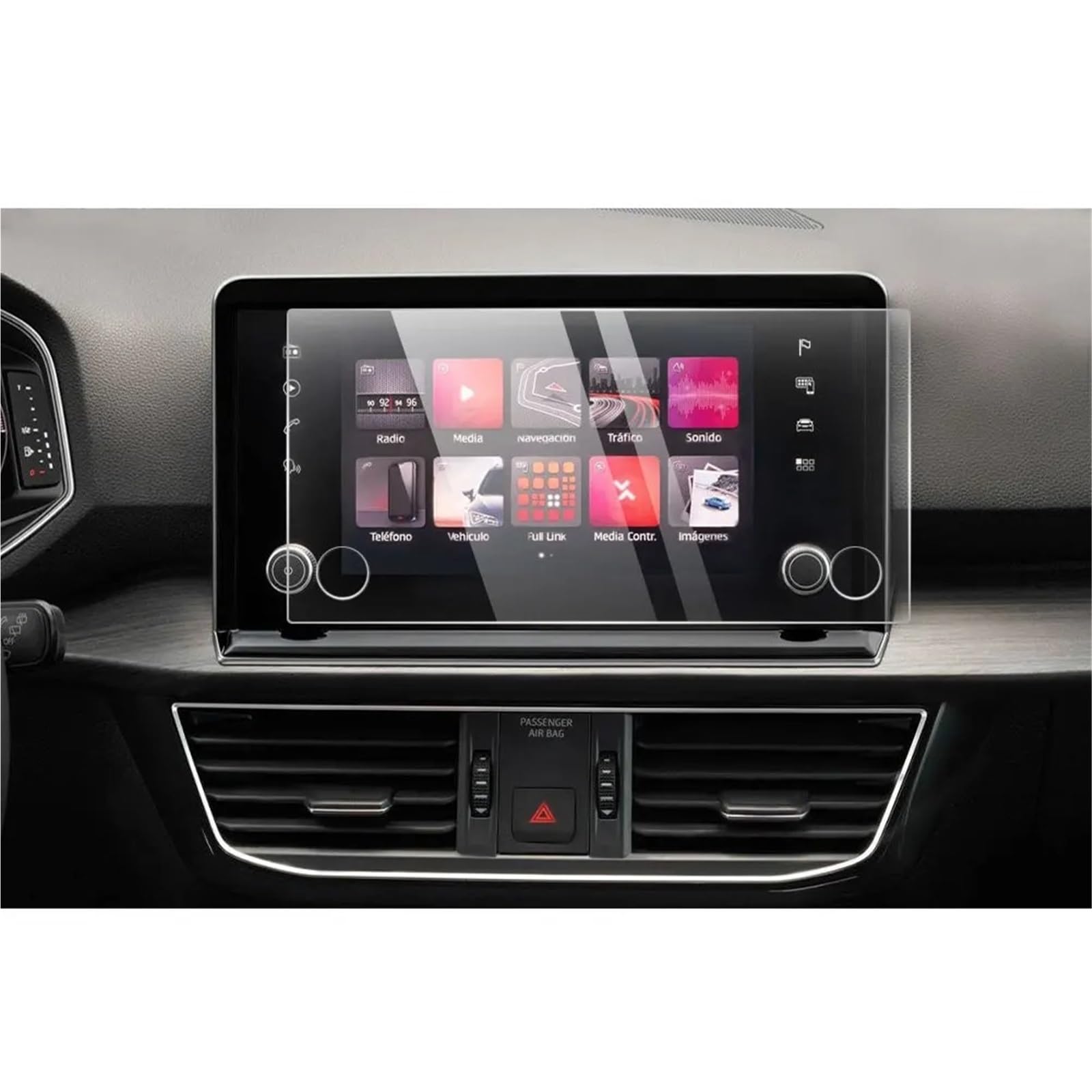 Protection d'écran Seat Tarraco anti-rayures pour console multimédia 8 pouces - 7