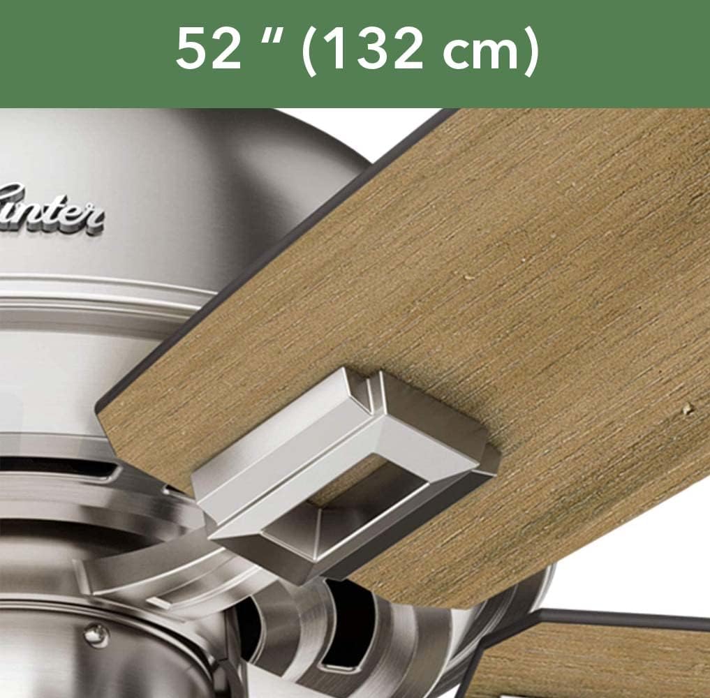 Hоttеѕt Sаlе Hunter Donegan Indoor Ceiling Fan with LED Lights and Pull Chain Control, 52, White