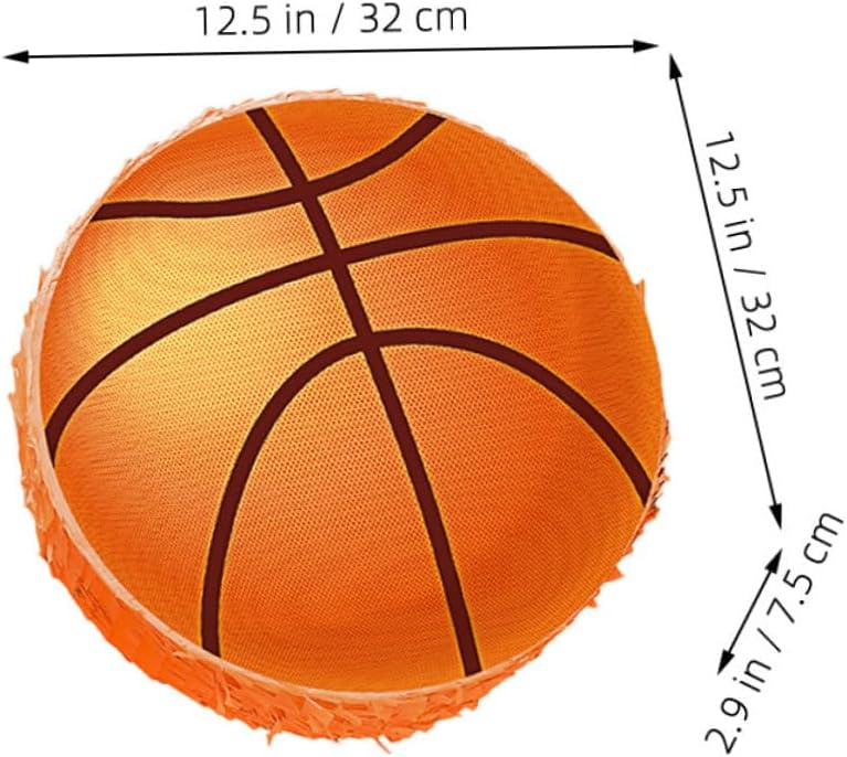 Basketball Party Decoration with Blindfold Stick and Confetti Sports Themed Birthday Supplies for Interactive Games and Photo Props for Sports Parties and School Events