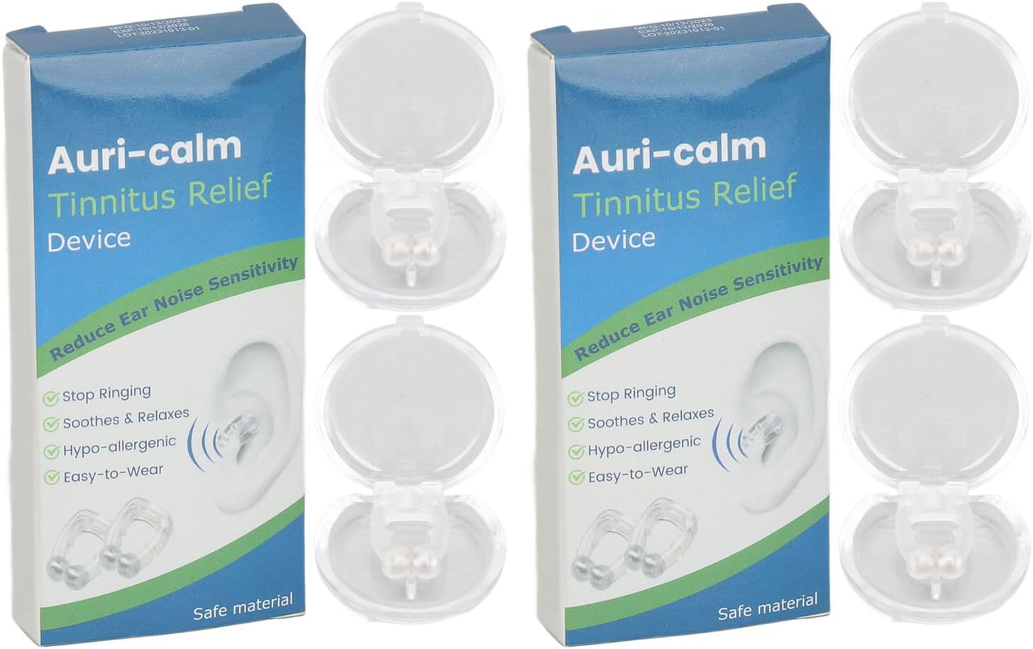 Tinnitus Relief Device, Reduce Ear Pressure, Alleviate Tinnitus, Comfortable Wear, Portable and Versatile, Gentle Pressure