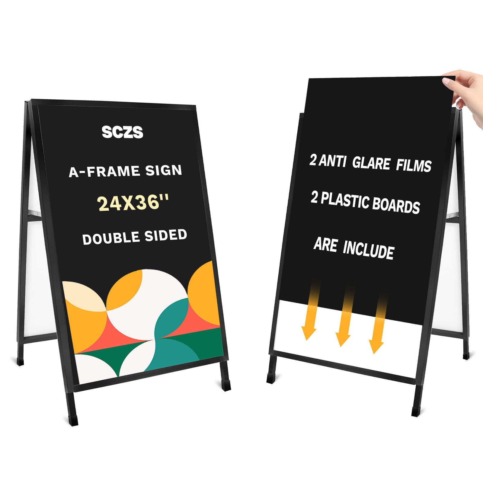 Amazon.com : SCZS 24x36 Inches Double Sided Heavy Duty Slide-in