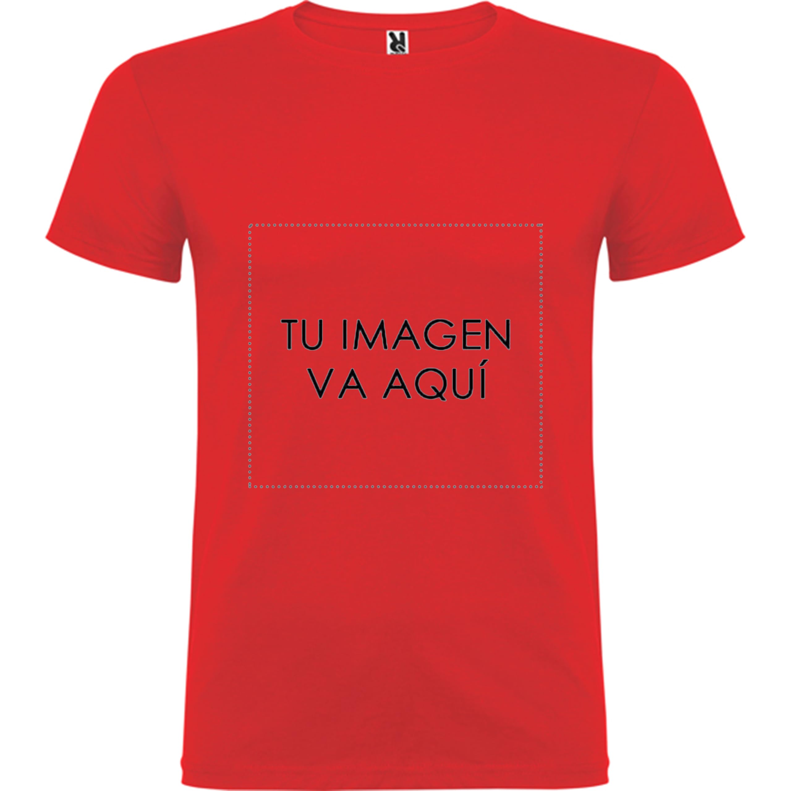 Camiseta Personalizada Manga Corta 100% Algodón Impresión Directa Ambos Lados