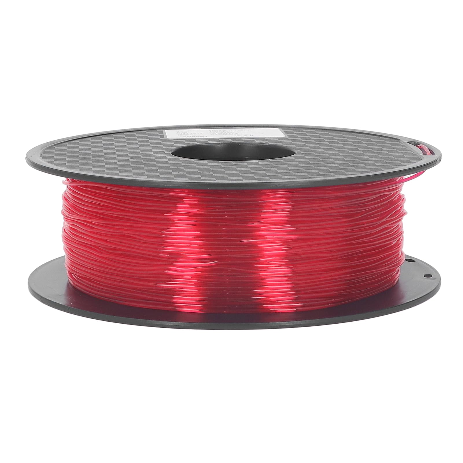 Filament TPU 1,75 Mm Flexible Haute Résistance 1 Kg pour Consommables D' 3D FDM (Rouge Transparent)