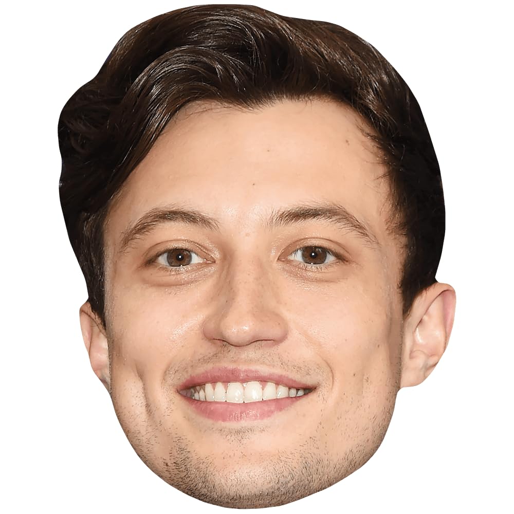 Jordan Luke Gage (Smile) Celebrity Mask, Flat Card Face, Fancy Dress Mask
