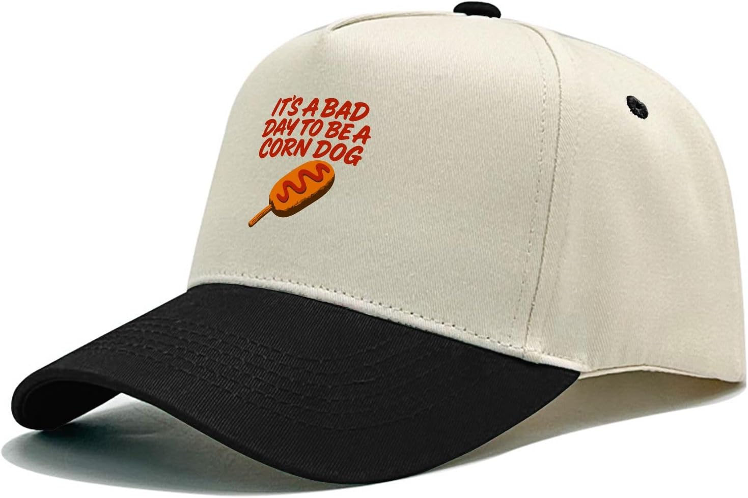 It’s A Bad Day to Be a Corn Dog Hat for Men Dad Hats Funny Gifts for Men image 2