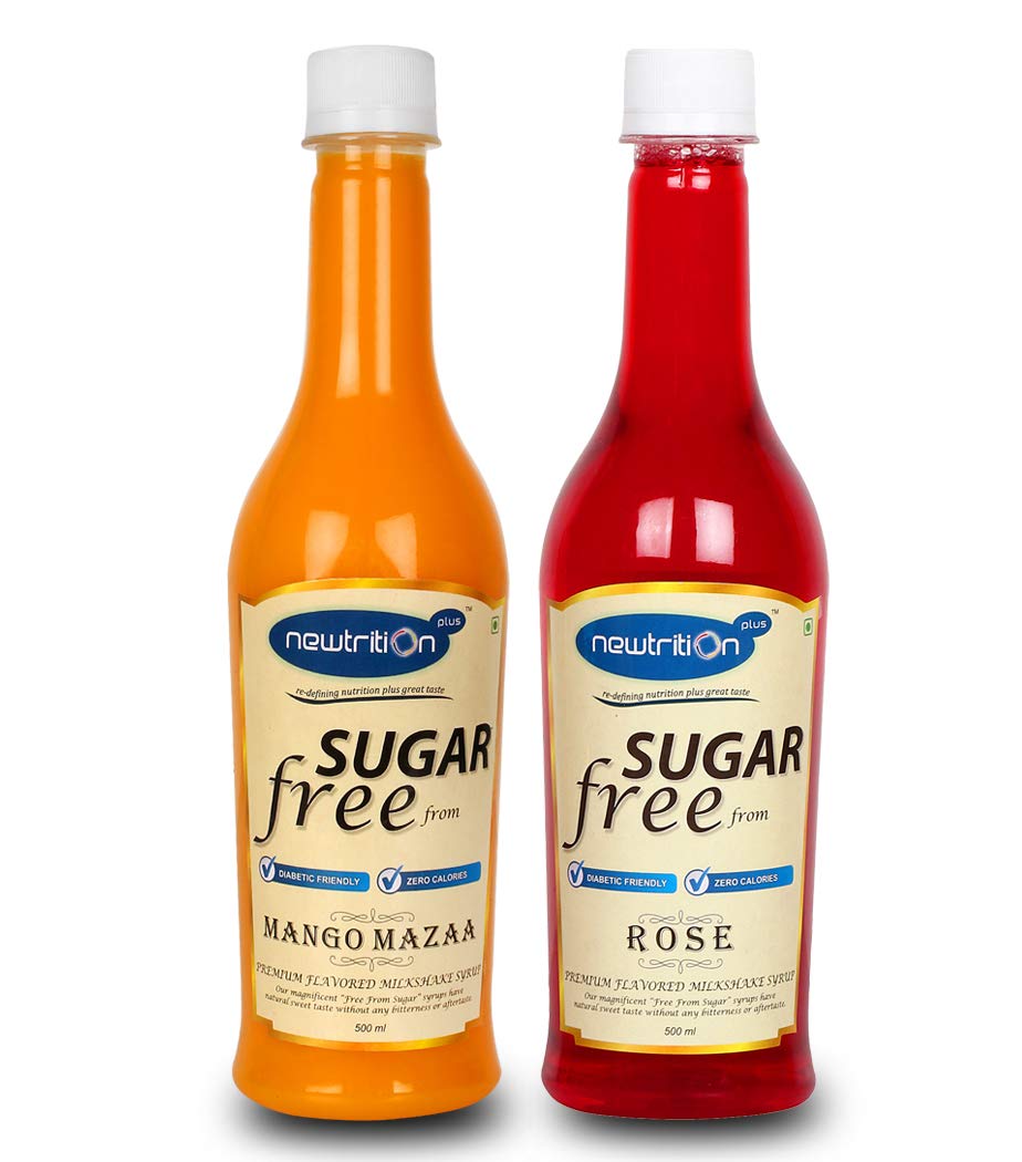 Newtrition Plus Redefining Nutrition Sugar Free Premium Flavoured Mango & Rose Mixers Syrub, (500 ml Pack of 2) (B08C2F6Z1X) Amazon Price History, Amazon Price Tracker