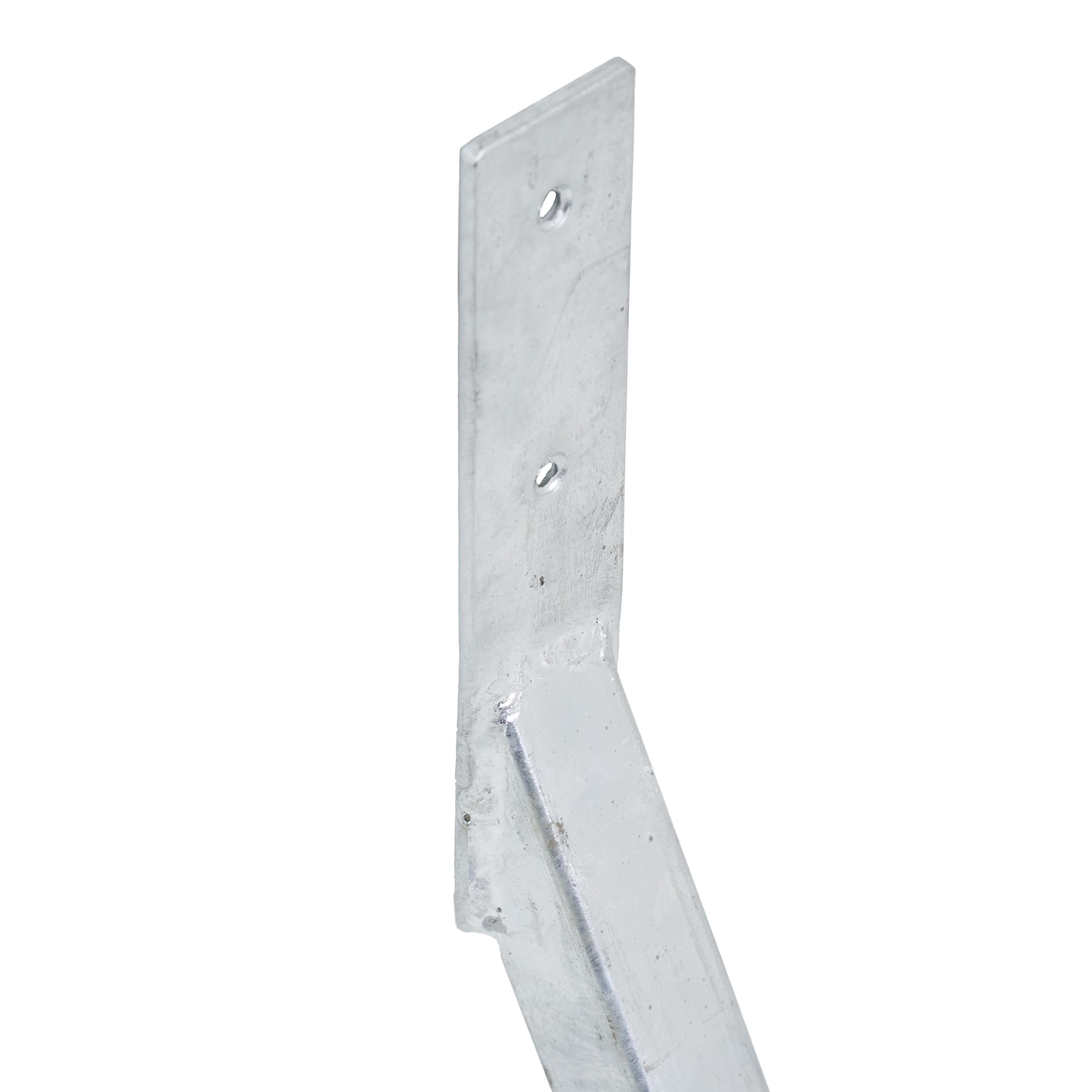 TRIBECCO Anclaje de acero estriado para hormigón, 1 pieza, 590 x 320 x 535 mm, con dólar de acero estriado, para estabilizar vallas y paredes de privacidad, galvanizado en caliente (para hormigón)