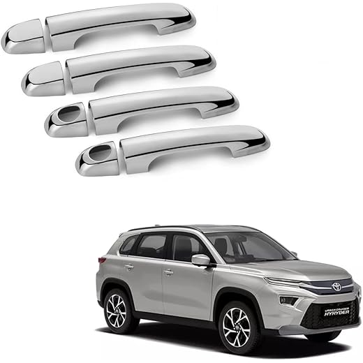 Auto Addict Car Chrome Handles Cover for Toyota Urban