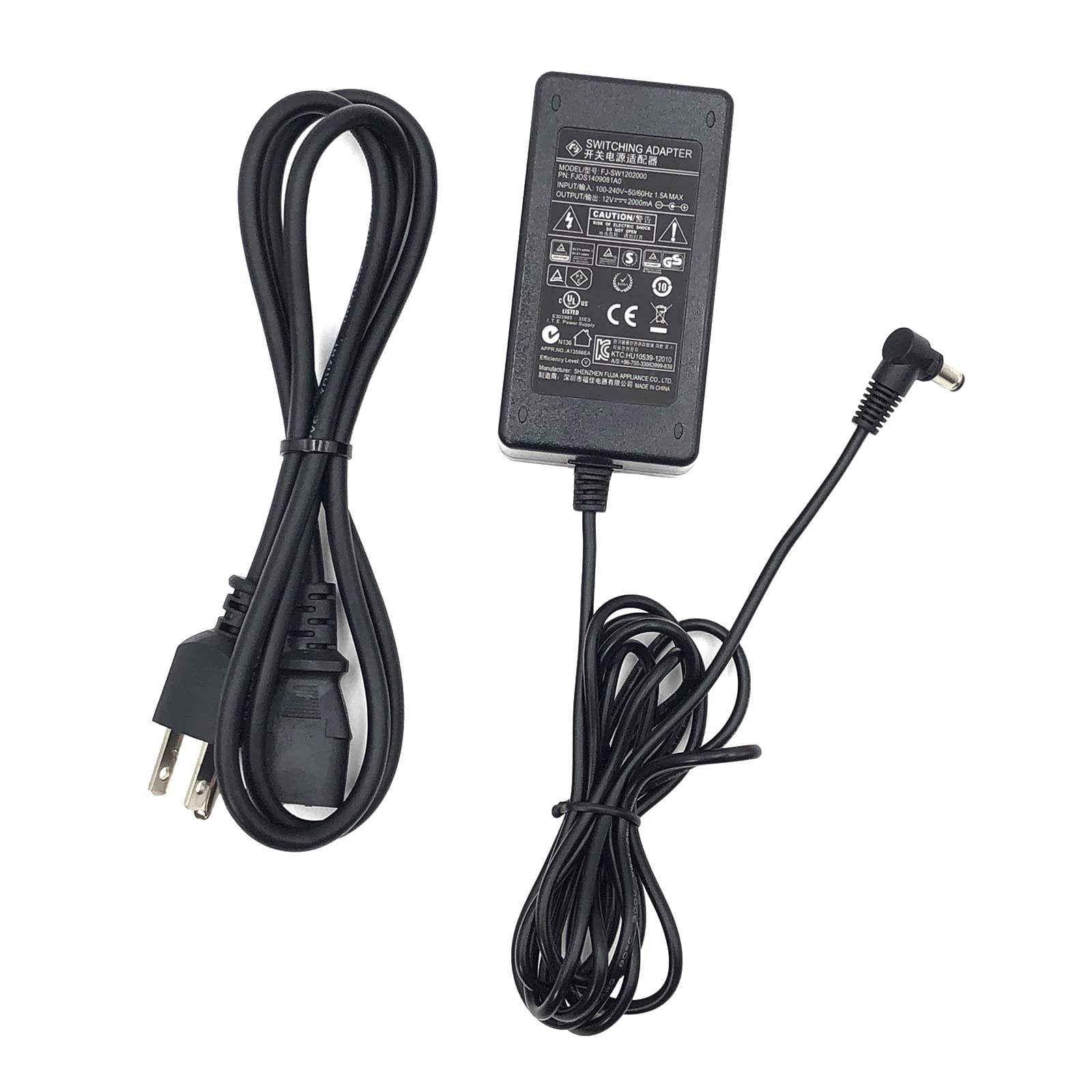 Amazon.com: 24W AC AC Adapter 12V 2A FJ-SW1202000 Power Supply 5.5