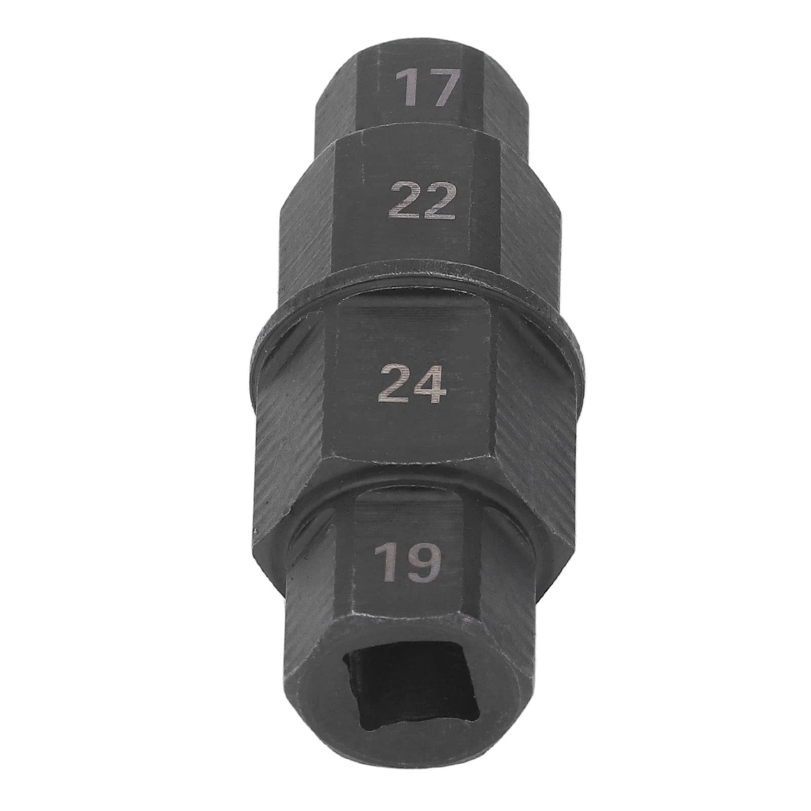 Hex Axle Tool for Motorcycle Dedicated Front Wheel Spindle Removal Wre 17 19 22 24mm Black Ideal for a Variety of Popular Motorcycle Including CB1000RR CBR600RR R600 (Black)