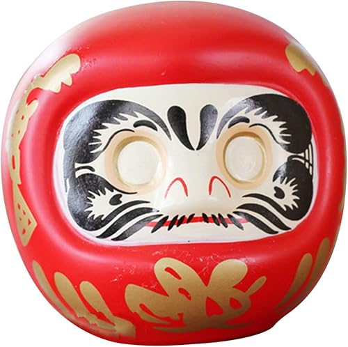 Miniatura 1 de Tofficu Daruma - Caja de ahorro de muñeca de cerámica, banco de monedas de dinero, caja de dinero decorativa japonesa de gato de la suerte para