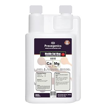 Mobile Cal Mag Liquid Fertilizer | 32 fl. oz. | 4-0-0 | 4% Calcium & 4% Magnesium | All Growth Stages | Liquid Fertilizer for Vegetables and Fruits | Indoor & Outdoor Use