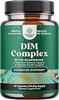 Vista 1 de Suplemento DIM puro para hombres con bioperina, bloqueador de estrógeno DIM para hombres para el equilibrio hormonal y la salud de la próstata