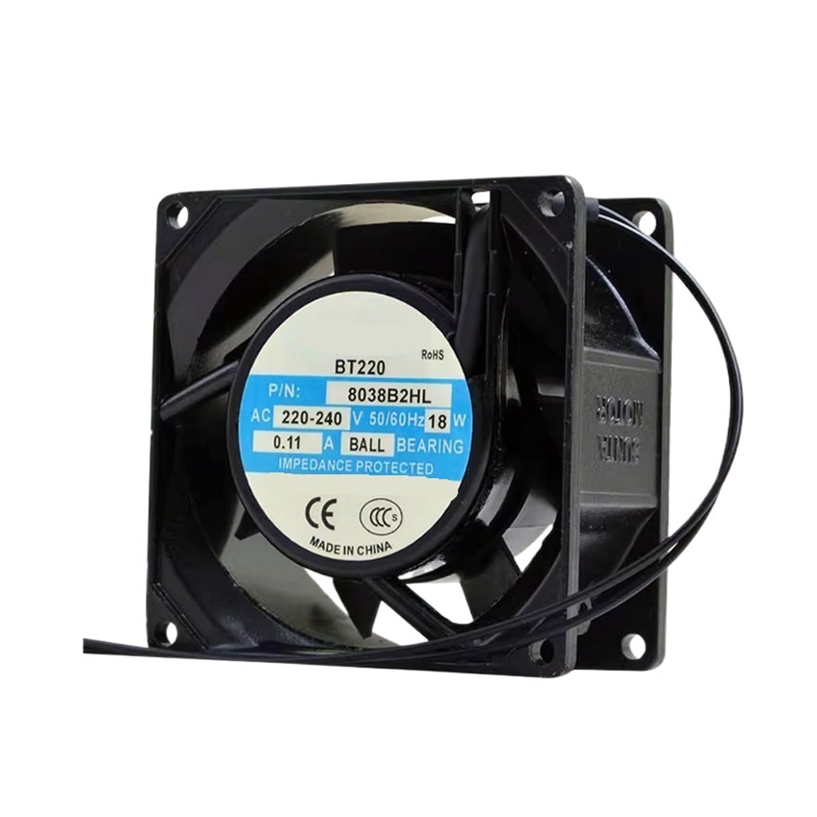CZVJUKBYP BT220 8038B2HL AC 220V 0.11A 8038 80 * 38mm 8cm Cooling Fan