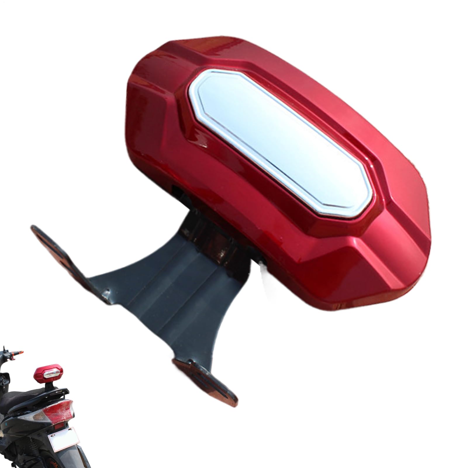 Dossier Street Glide, Coussin léger pour le conducteur - Support confortable détachable, Accessoires pour Road Glide pour vélo, trottinette électrique, moto