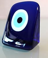 Vista 2 de Pisapapeles de vidrio hecho a mano para escritorio, suministros de oficina en casa, organizador de accesorios de escritorio, vacaciones, boda, Mal