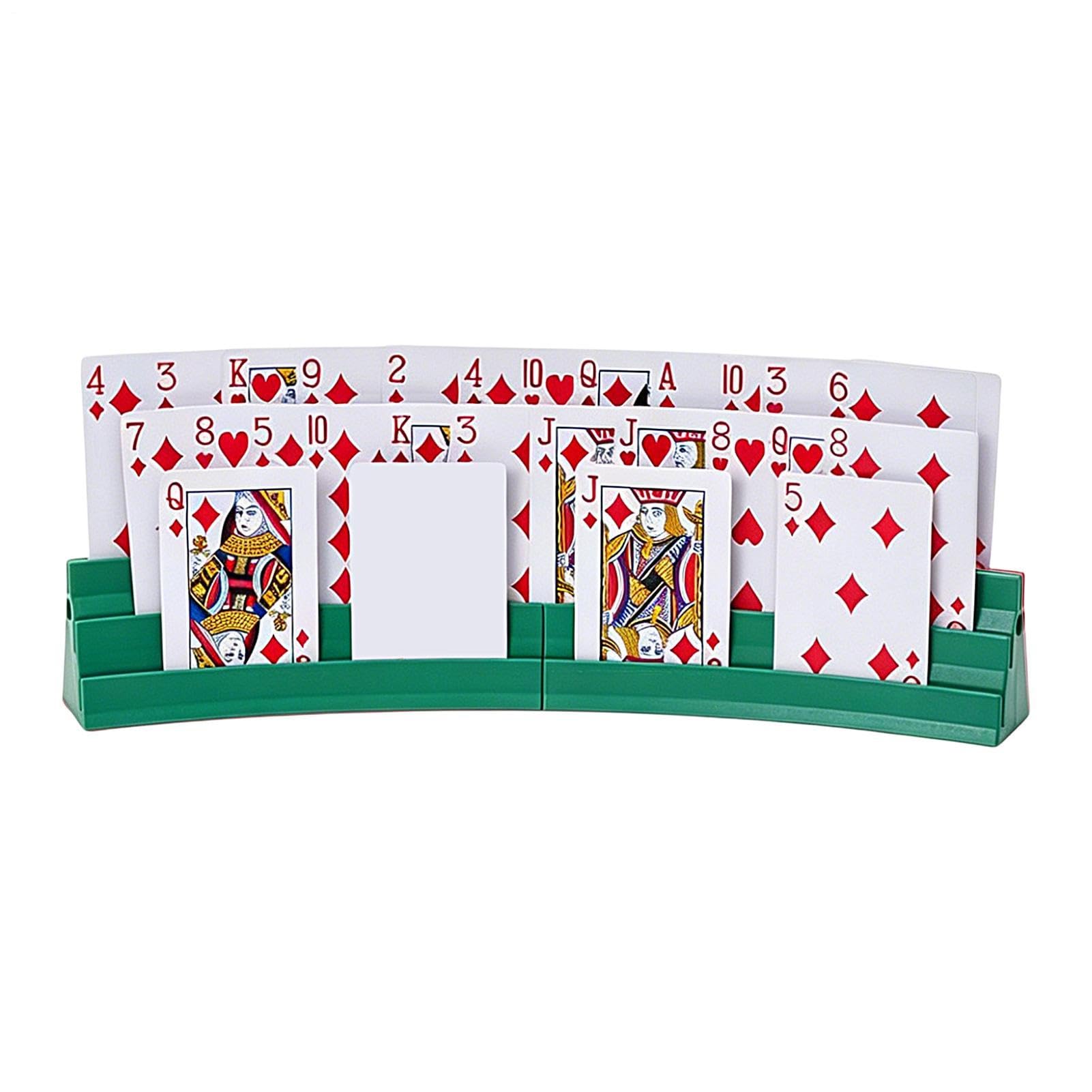 Kids Playing Card Holder | Magnetic Poker Deck Storage | Little Hands Card Holders | for Kids Adults Seniors Collectors Beginners Home Game Room Apartment Bars Clubs Family Night Party Gather