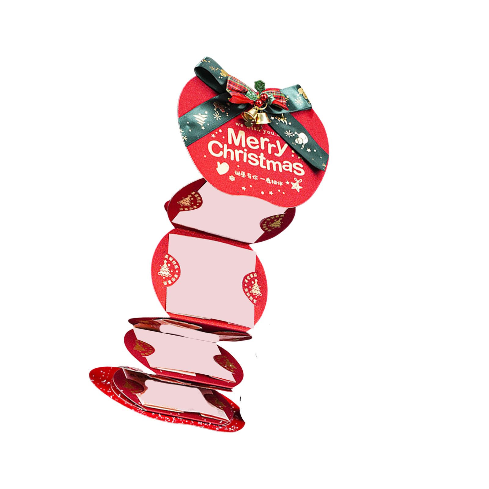 Porte-monnaie fermeture ceinture anti-perte, sacoche enveloppe de Noël multi-poches