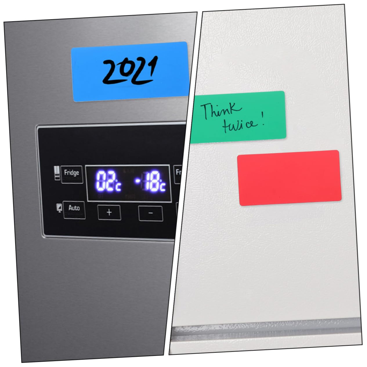 HOMSFOU 3 Sätze Magnetes Wischetikett Löschbar Magnetische Karte Schild Stichworte Klassenzimmer Schule Namensaufkleber Magnetetiketten Trockener Löschstift Magnet Aus Gummi 15 Stücke * 3