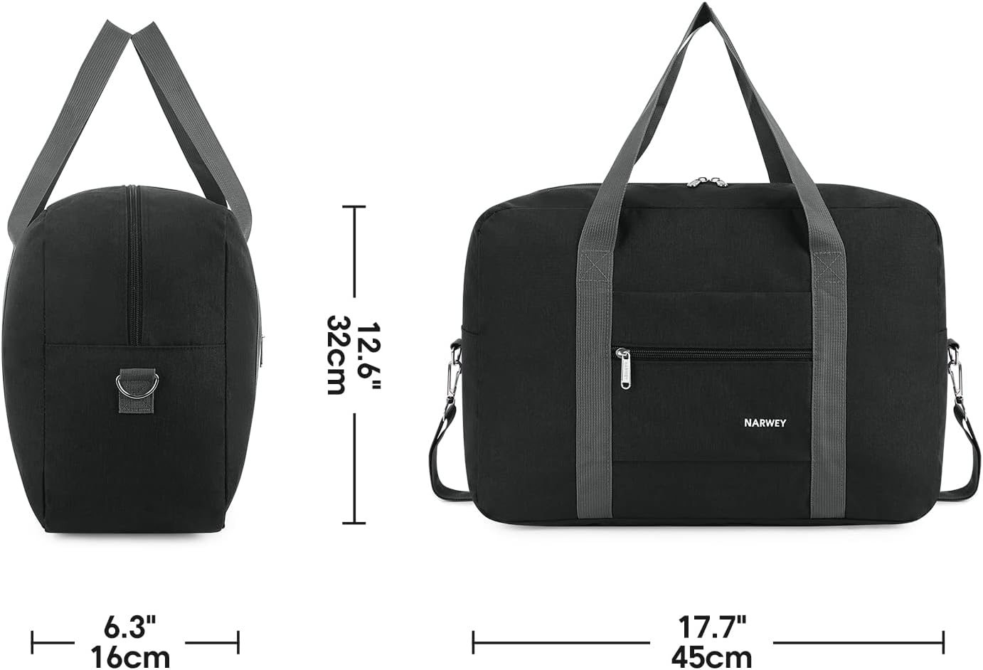 For Spirit Airlines Personal Item Bag 18x14x8 Foldable Travel Duffel Bag Tote Carry on Luggage Duffle Overnight for Women and Men - Image 7