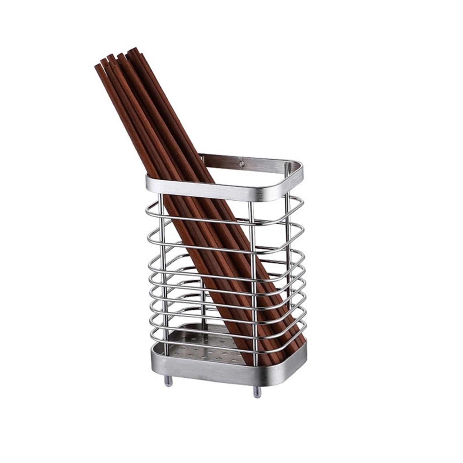 Porte-couverts de cuisine en acier inoxydable 2 pièces Pour Cuillères, Fourches