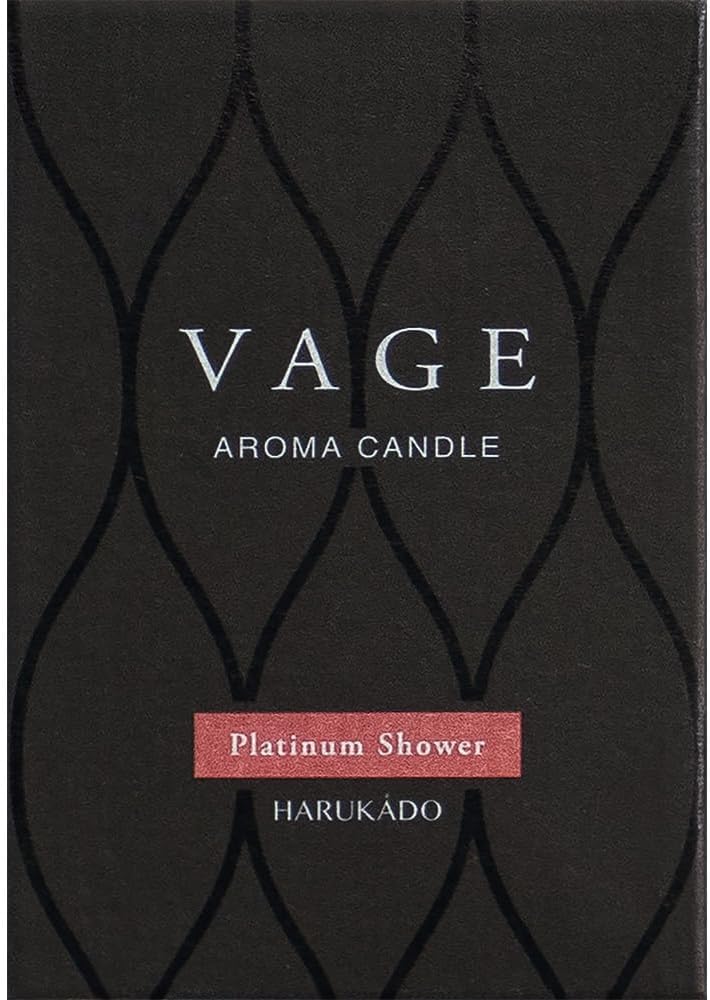 Seikado 6341 Burg Aroma Candle, Platinum Shower, Fragrance, Made in Japan