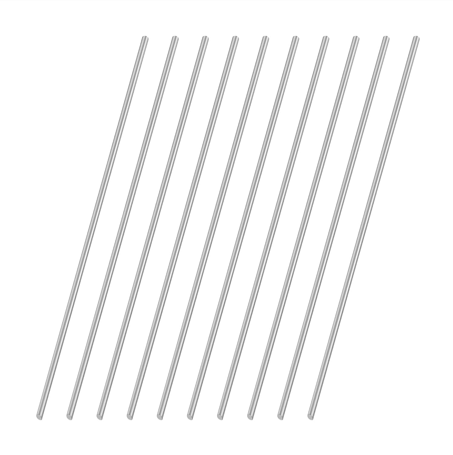 VictorsHome 2mm x 200mm 304 Stainless Steel Round Rod, Metal Solid Shaft Rods Lathe Bar Stock for DIY Crafts Model Car Helicopter Airplane 10pcs-image-4