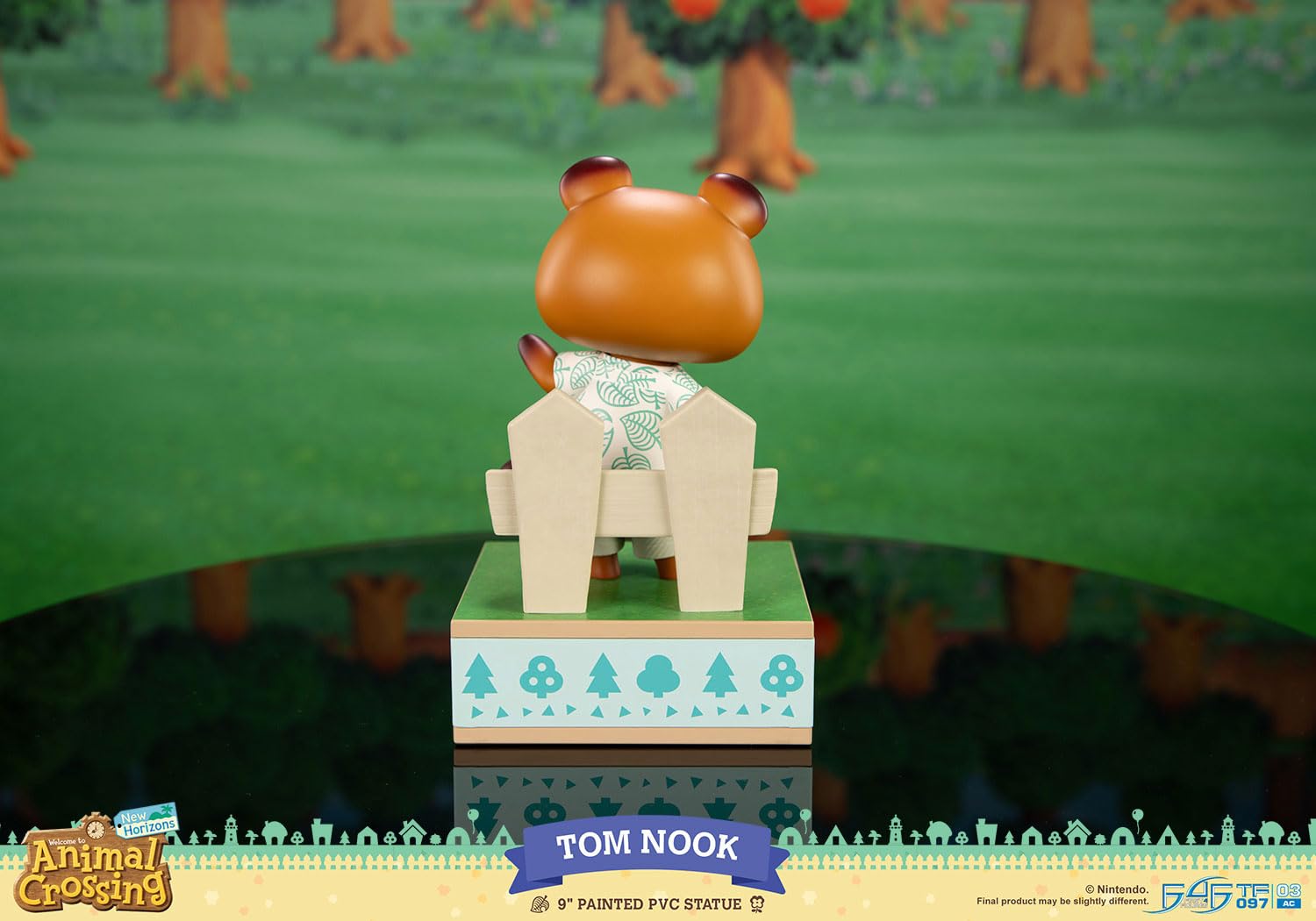 First 4 Figures - Animal Crossing: Nuevos horizontes - Estatua Tom Nook - Estatua de PVC Pintado - 22cm