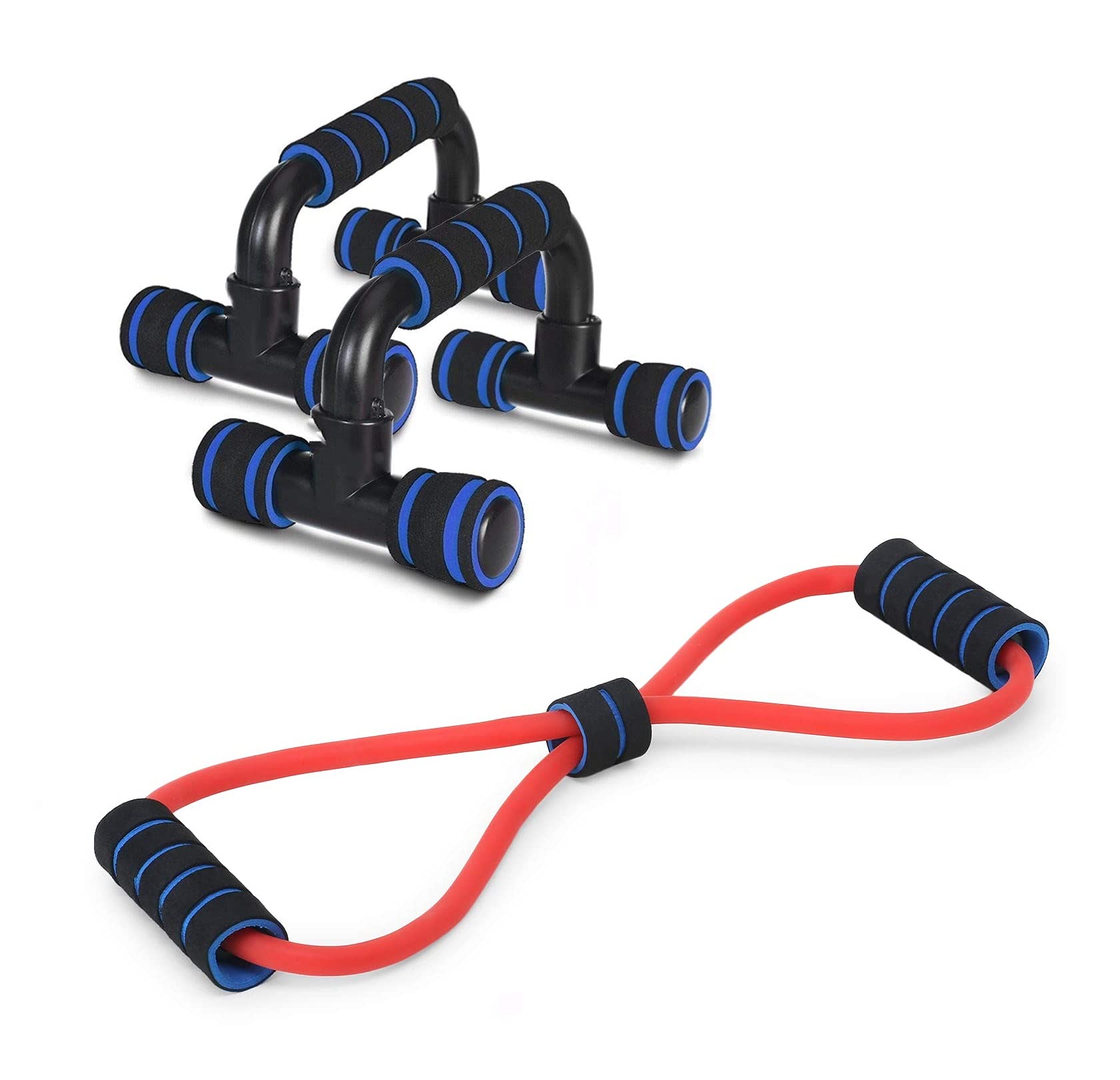 Livox Push up Bar Stand for Home Workout Resistance Yoga Tube Band men and women Chest Arm Triceps Shoulder Stretch Strength Training Exercise Equipment (B097JZ97TZ) Amazon Price History, Amazon Price Tracker