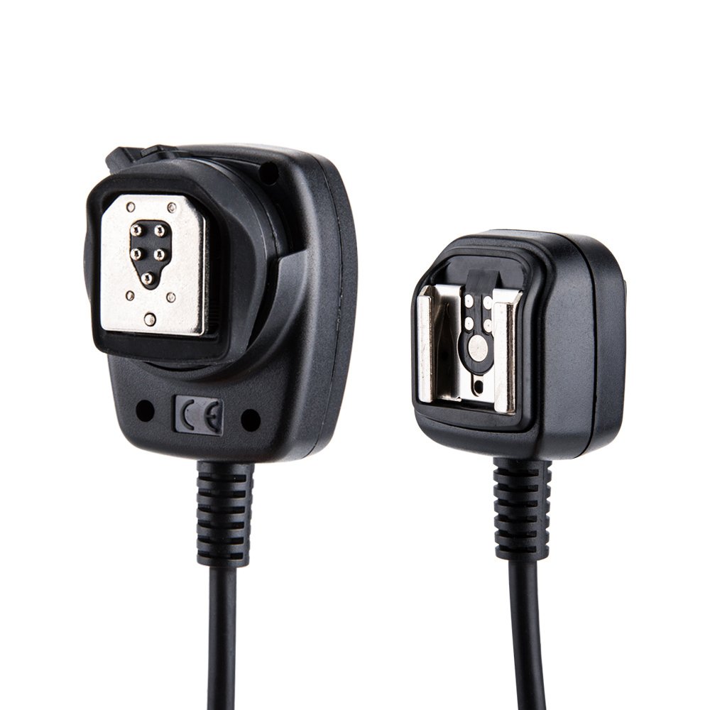 JJC TTL Off-Camera cable de sincronización del flash para Canon EOS Cámaras y flashes Speedlite (equivalente a Canon OC-E3)