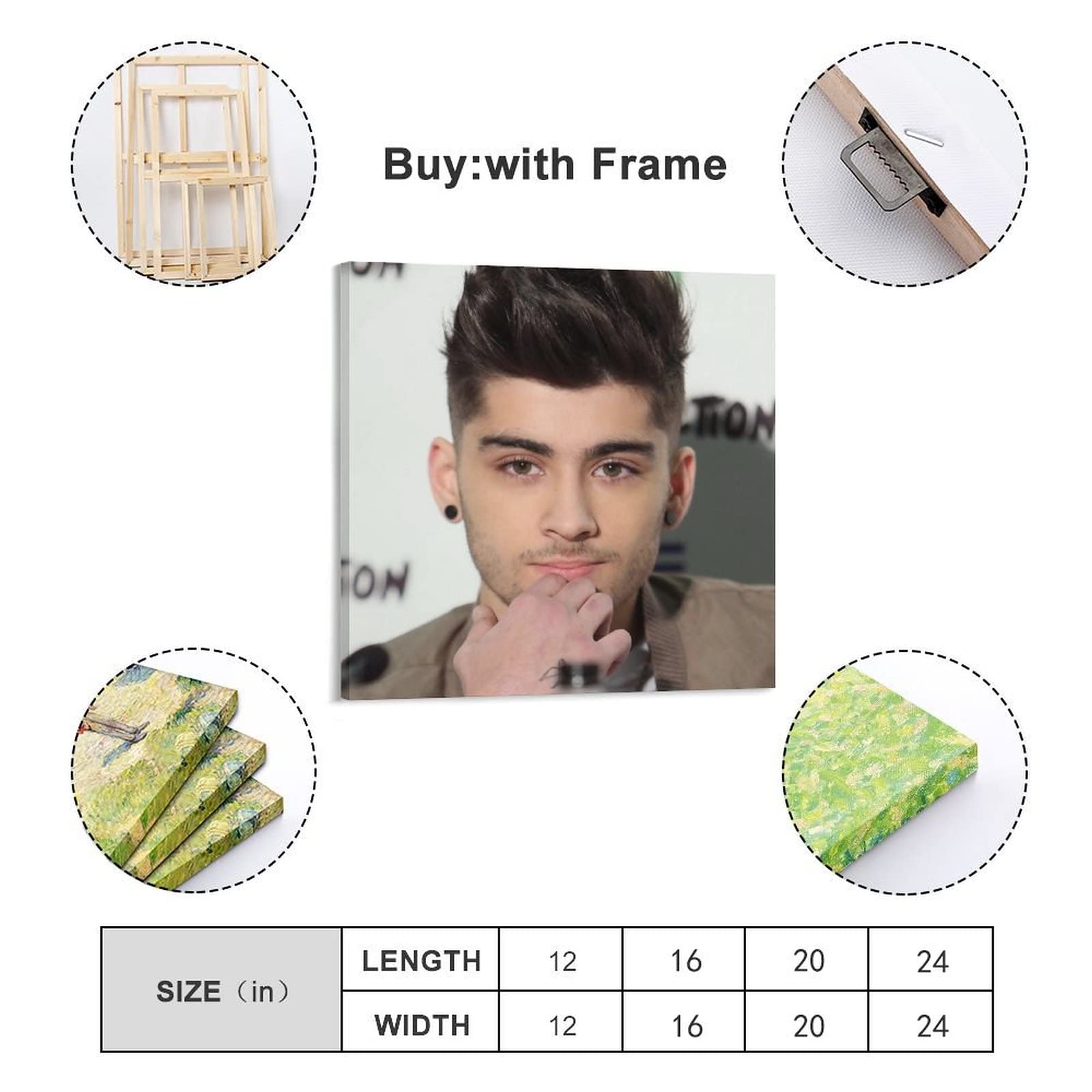 Amazon.com: Zayn Malik Handsome Photo Poster of Famous British Male Singer  Canvas Poster Wall Art Picture Prints Hanging Photo Gift Idea Decor Home  Posters Artworks 28x28inch(70x70cm): Posters & Prints