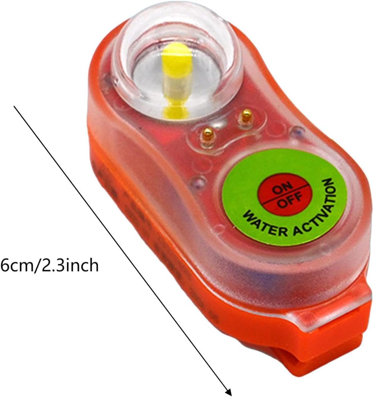 Generico Gilet di Salvataggio Luce A LED - LED al Luce Stroboscopica Giubbotto Salvavita Flash, per Sopravvivenza in Acqua di Emergenza per Una Maggiore visibilità e Sicurezza