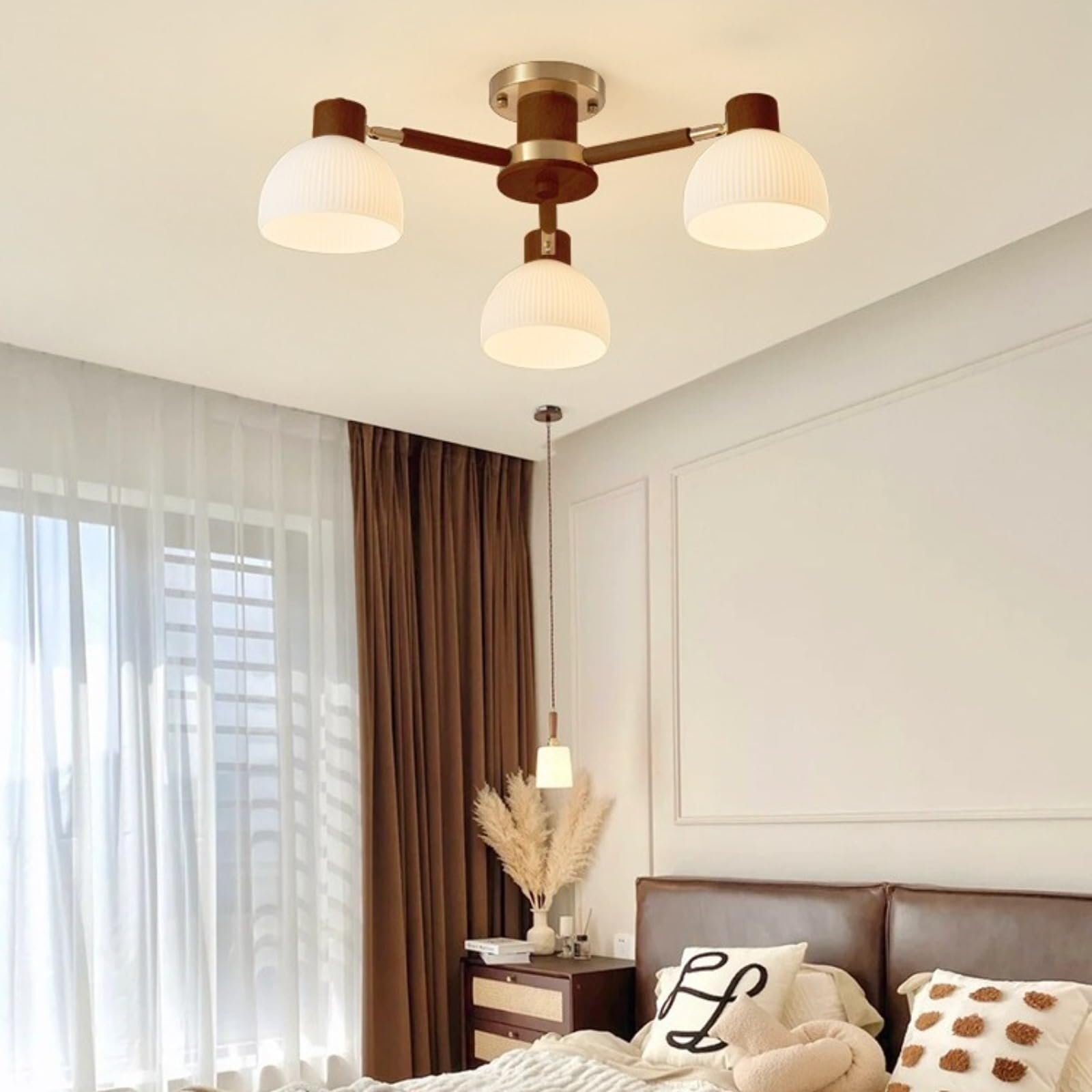 Lampade a Sospensione Lunghe per soffitti Alti, atrio, Ingresso, lampade a Sospensione lineari a LED Nere, Stile Industriale, dimmerabili, Stile Rustico, Camera da Letto, Bar