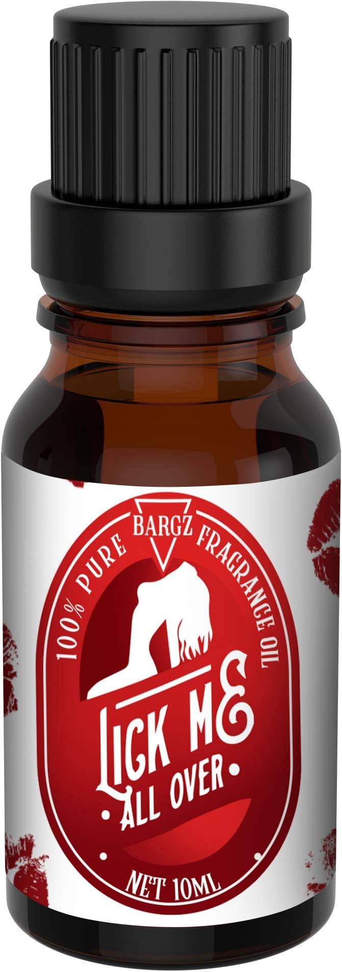 Bargz Lick Me All Over Perfume Oil, Exotic Fragrance, Lovely Raspberry And Melon Aromas With A Touch Of Vanilla - Flat Cap [10 ML]