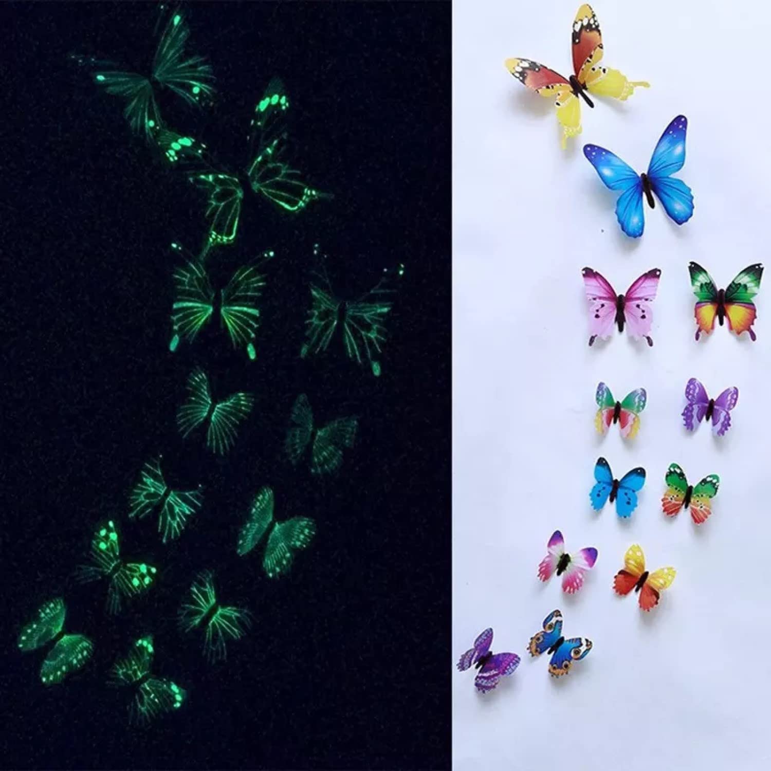 JAAMSO ROYALS Multicolor 3D Butterfly Stickers for Wall, Butterfly Decoration Items, Butterfly Stickers, Butterfly Wall Decor, Butterflies, Butterflies for Wall Decoration, 12 Piece (90CM X 90CM) (B0BS9RF745) Amazon Price History, Amazon Price Tracker