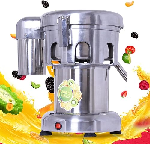 Miniatura 1 de Extractor de jugo comercial de 370 W máquina exprimidora de acero inoxidable extractores de jugo para jugos de frutas y verduras