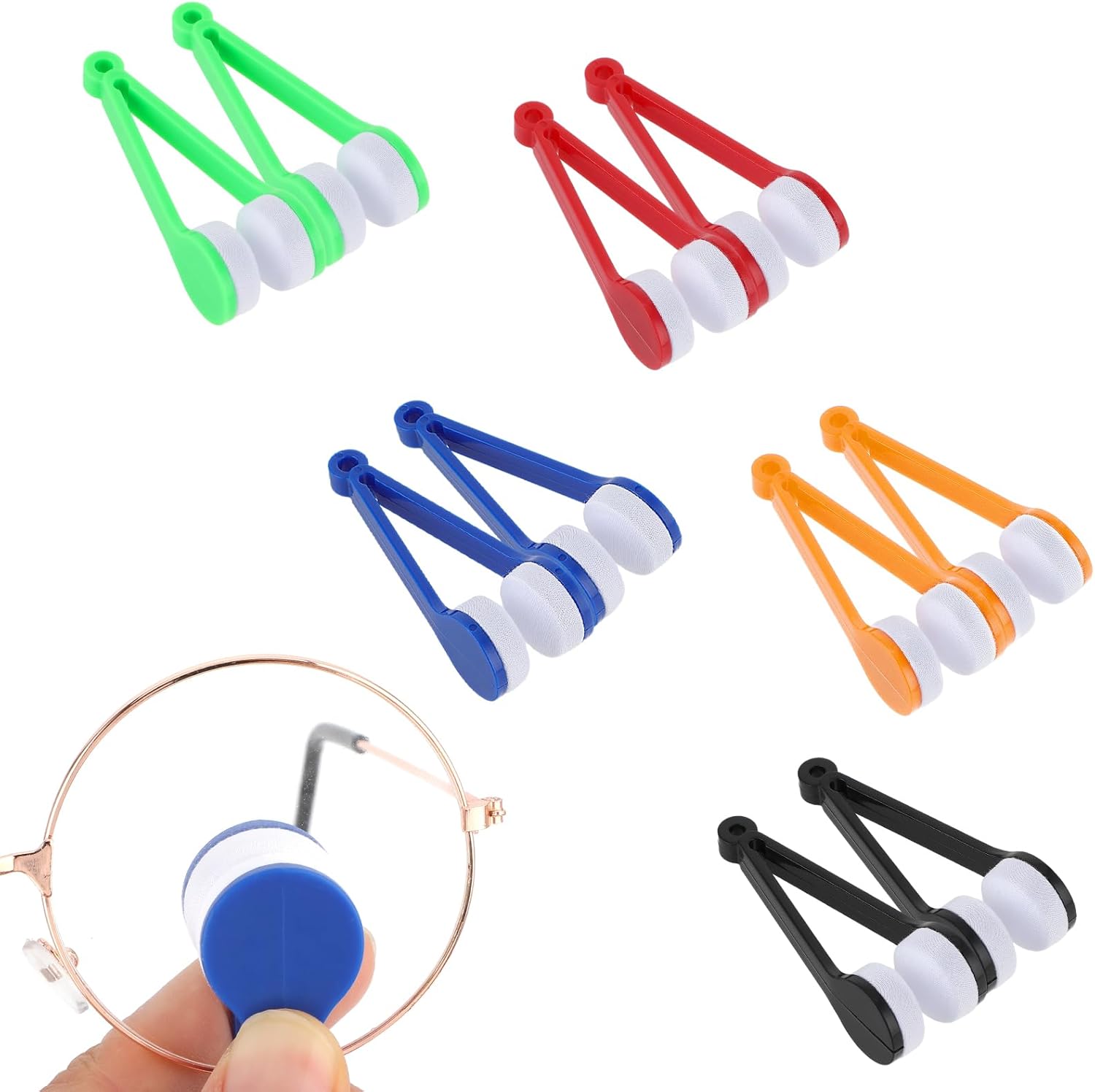 10 Pcs Eye Glasses Cleaner Tool, Microfiber Spectacles