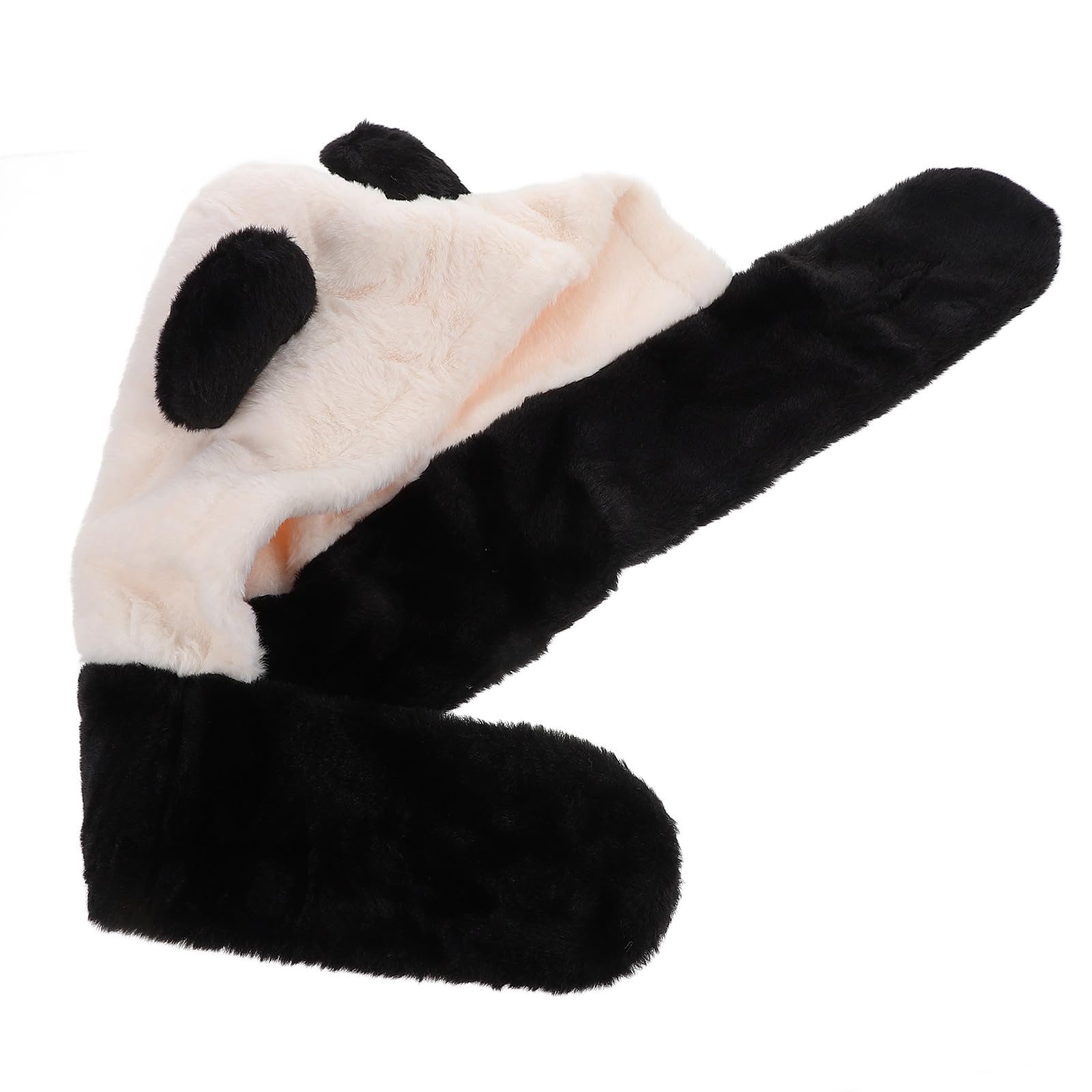 Healeved 4 Piezas Gorro de Panda para Mujer y Niña, Felpa Imitación