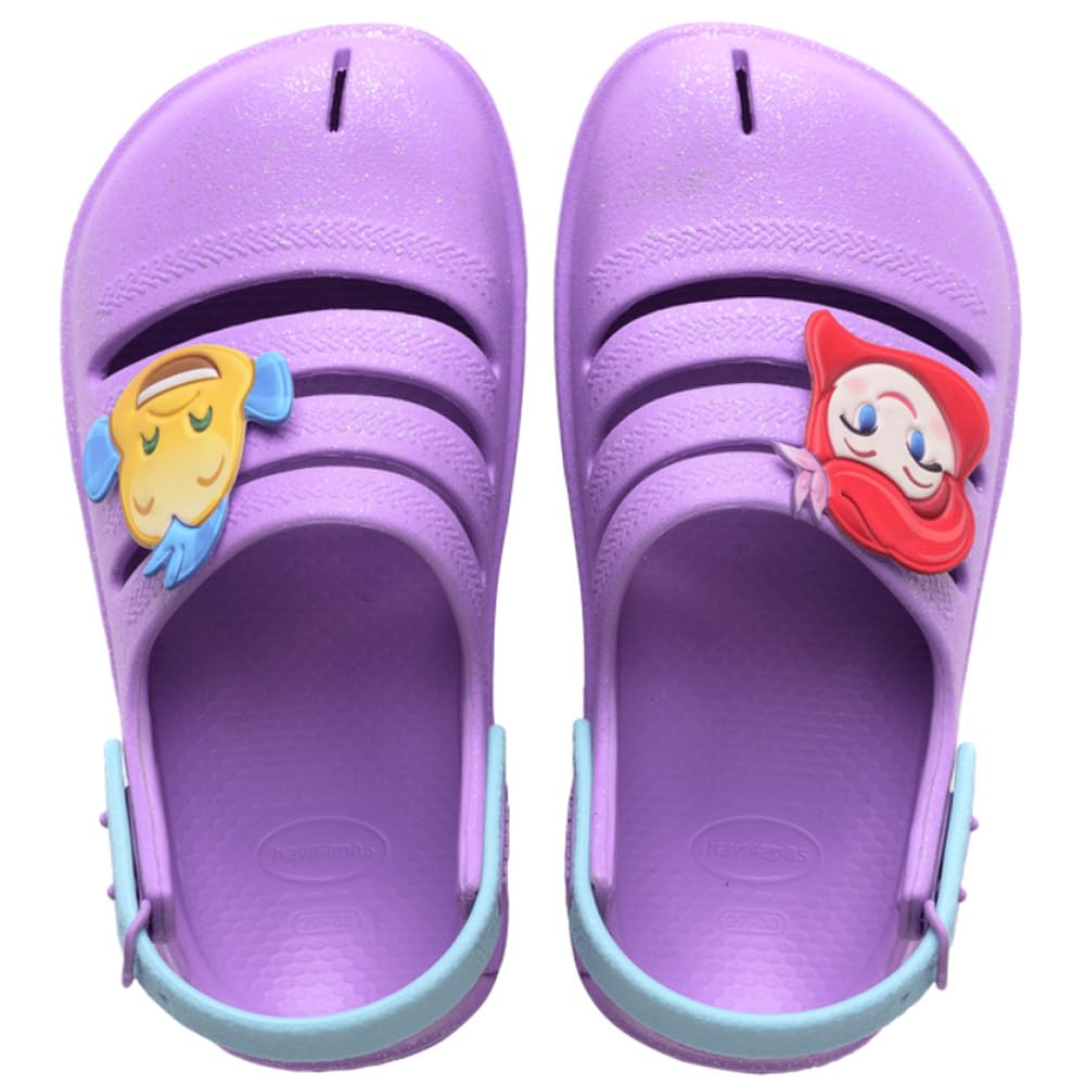Havaianas Kids Clog Princesas Prisma Purple 1/1.5
