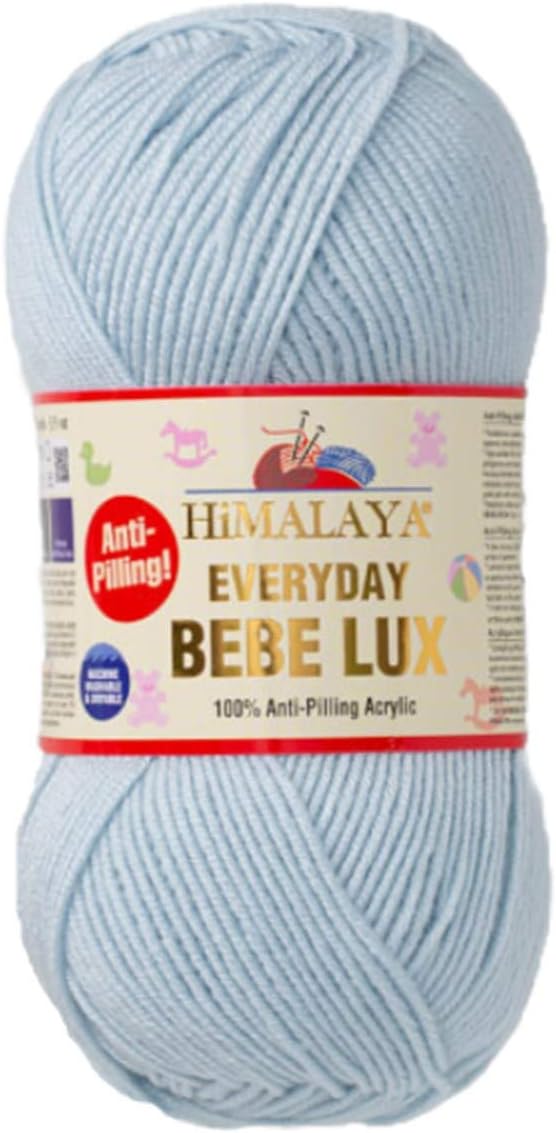Himalaya Everyday Bebe Lux%100 Acrylic 1 Skein 3.5 oz dk & Light Worsted Yarn 273 Yards (443)