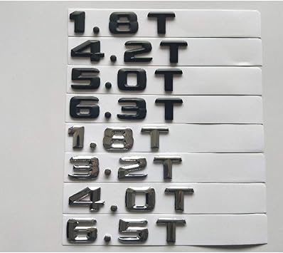 Amazon Taydmeo 車の排気量変位エンブレムエンブレム1 5t 1 6t 1 8t 2 0t 3 0t 4 0t 5 0t 6 0t 6 3t 3 2t 4 5t ステッカー デカール 車 バイク
