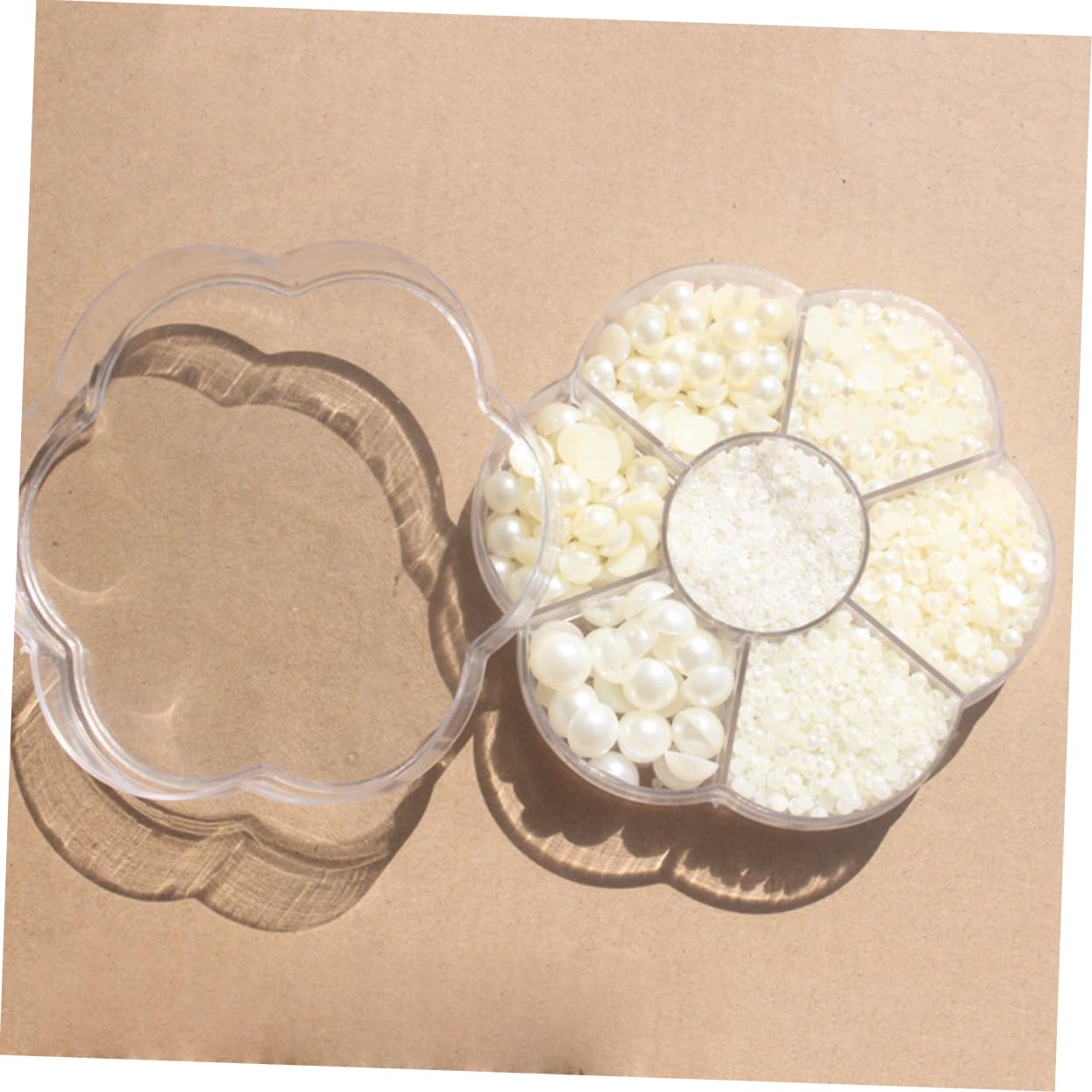 Operitacx 16800 Pz gemme per unghie mezze perle per l'artigianato flatback strass decorazioni unghie perline semicircolari perline sparse semicerchio gemma bosso di prugna di perle